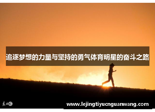 追逐梦想的力量与坚持的勇气体育明星的奋斗之路
